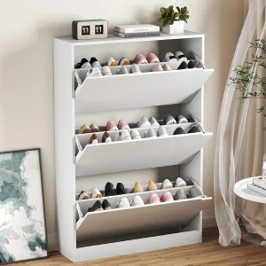 Tidy Living Entryway Shoe Cabinet