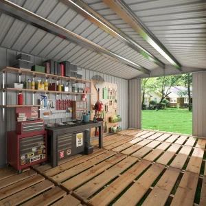 Heritage Steel Storage Shed